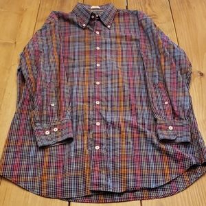 Peter Millar Men's Long-Sleeved Button Down - L